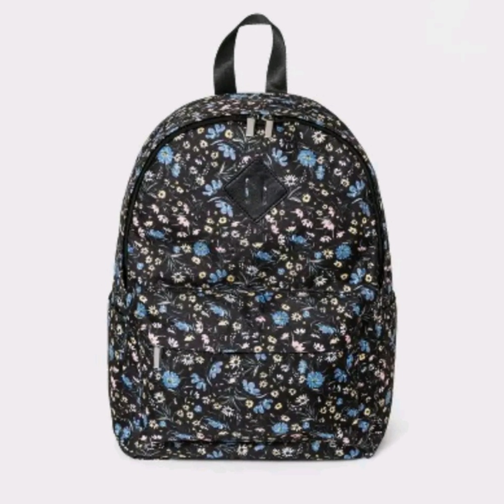 Floral Backpack - Wild Fable Black